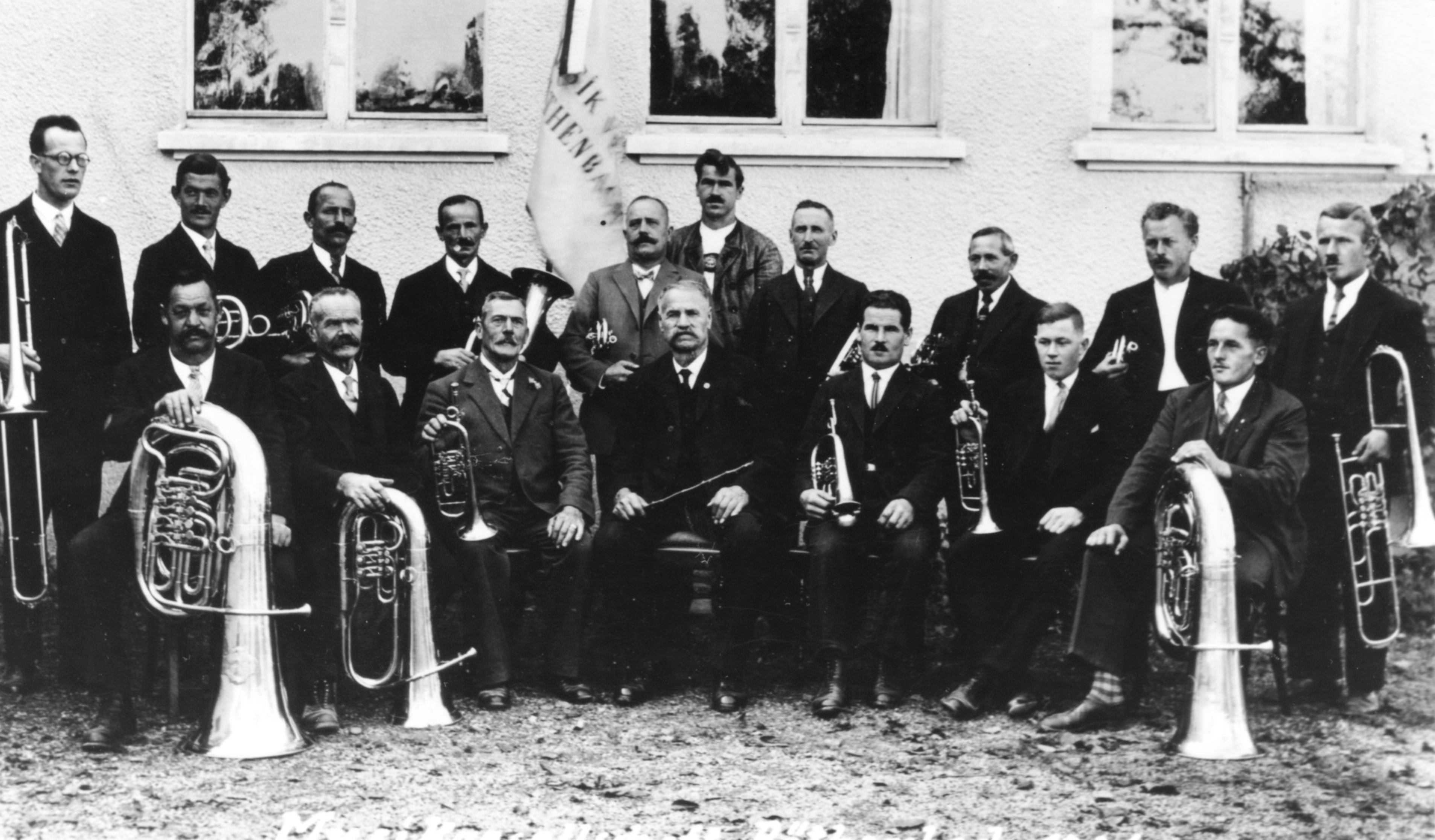 Die Musikkapelle Röthenbach Gruppenfoto 1931